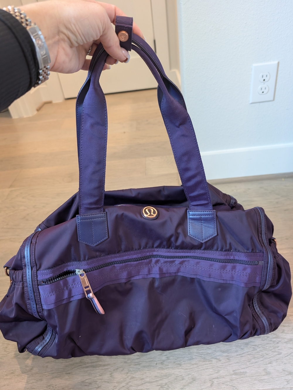 lululemon athletica Plum Purple Travel Duffel